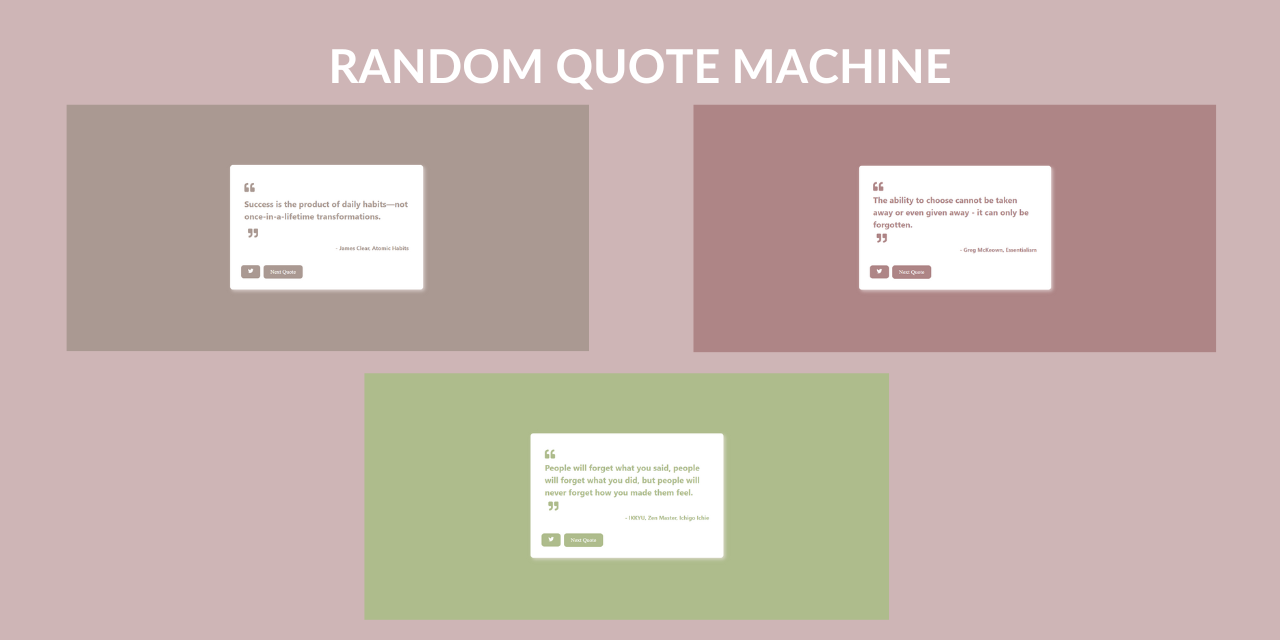 Random Quote Machine